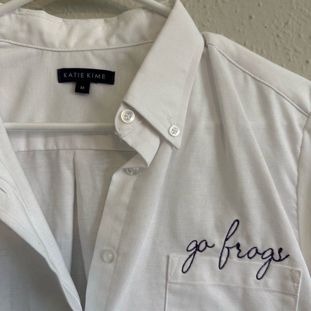 TCU Katie Kime Button Down Shirt - Picture 2 of 3